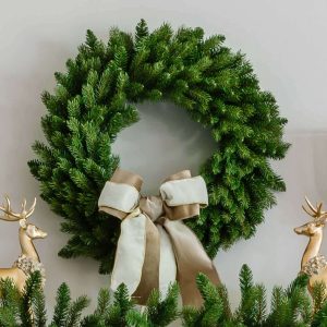 24" King Fraser Fir Wreath Unlit for Sale